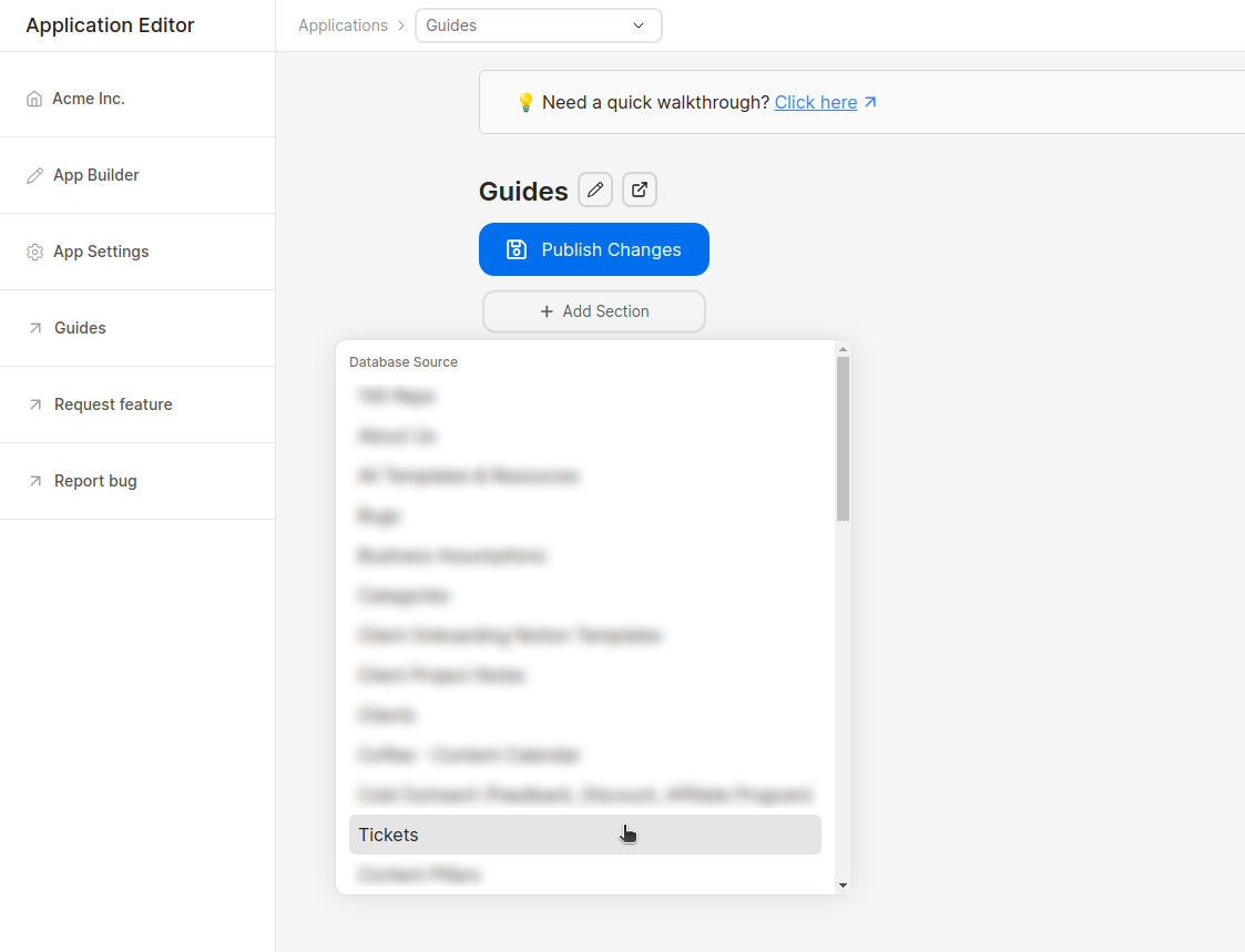 Stackoia add form section to tickets database